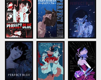 Perfect Blue Anime Poster, Waterproof Canvas Print, Anime Fan Gift, Unframed