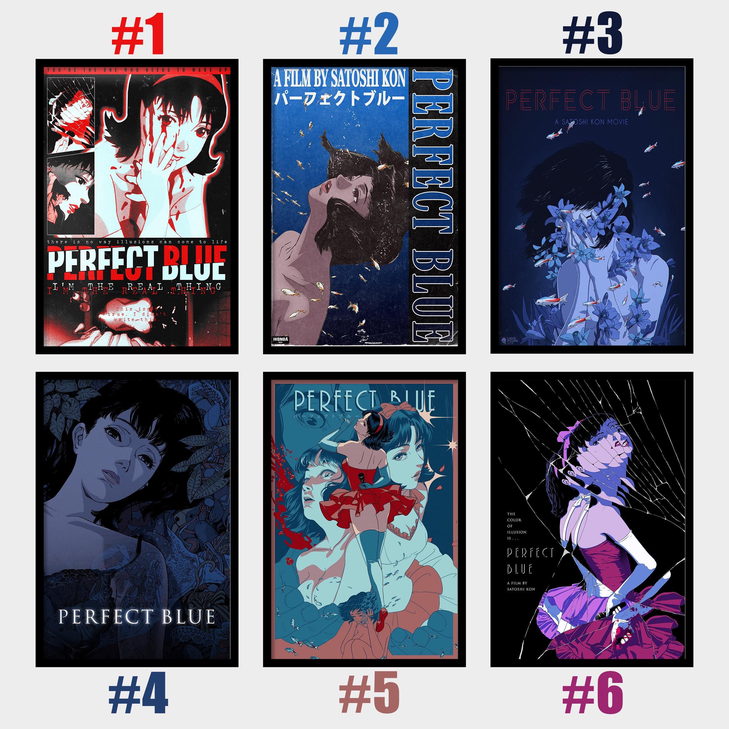PERFECT BLUE　パーフェクトブルー　ポスター Perfect Blue” (パーフェクト・ブルー), Original Japanese VHS