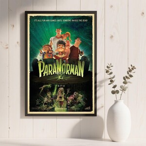 Plakat filmowy „Paranorman”, wodoodporny wydruk na płótnie HD, bez ramki zdjęcie 11