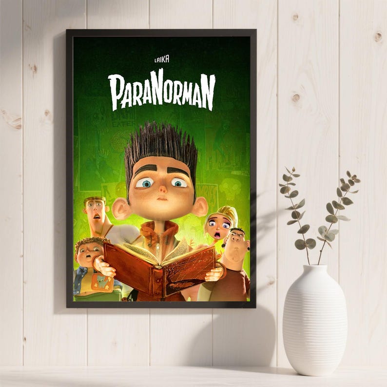 Plakat filmowy „Paranorman”, wodoodporny wydruk na płótnie HD, bez ramki zdjęcie 17