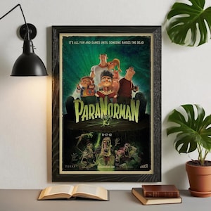 Plakat filmowy „Paranorman”, wodoodporny wydruk na płótnie HD, bez ramki #1
