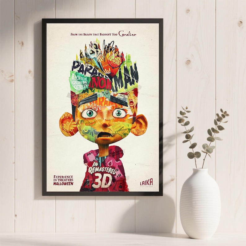 Plakat filmowy „Paranorman”, wodoodporny wydruk na płótnie HD, bez ramki zdjęcie 12