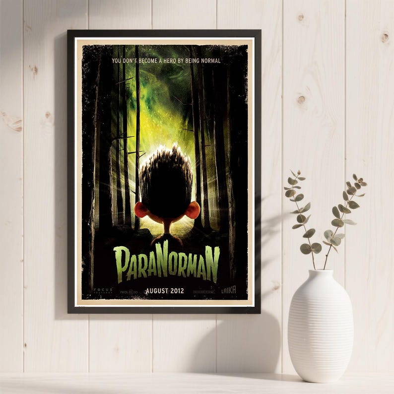 Plakat filmowy „Paranorman”, wodoodporny wydruk na płótnie HD, bez ramki zdjęcie 14