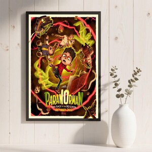 Plakat filmowy „Paranorman”, wodoodporny wydruk na płótnie HD, bez ramki zdjęcie 13