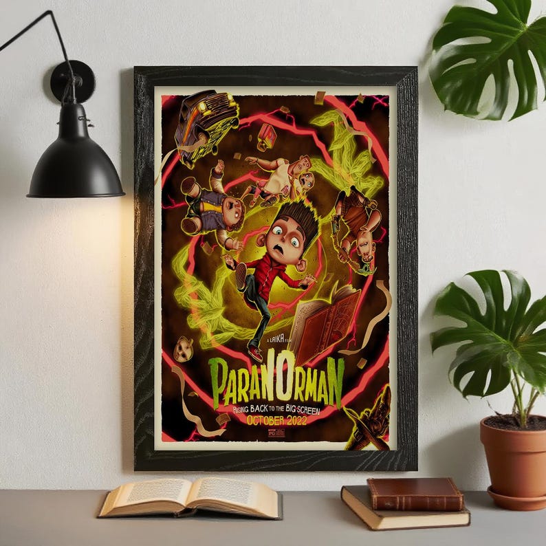 Plakat filmowy „Paranorman”, wodoodporny wydruk na płótnie HD, bez ramki #3