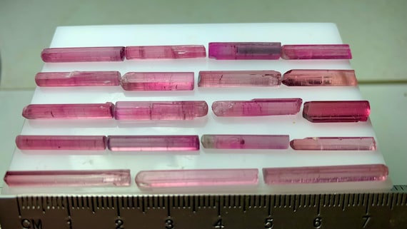 50.50 Ct Well Terminated Tourmaline Pink Colour Crystals Lot From Afghanistan