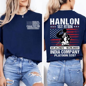 Custom Boot Camp Graduation Shirt, Military Family Day Graduation Tee, Military Mom Basic, Training Graduation, Personalized Boot Camp Shirt