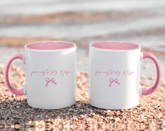 Verlobte Ankündigungstasse, Verlobungsgeschenk-Tasse - Braut, die Geschenk ist, Verlobungsgeschenk, Brautgeschenk, Verlobungsgeschenk