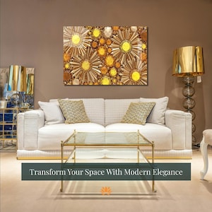 Modern Acrylic Glass Wall Art Panel: Large Panoramic Print
