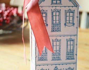 Printable Cookie Tin | DIY Craft Template | Gift Box & Decoration for Christmas and Advent, Downloadable PDF
