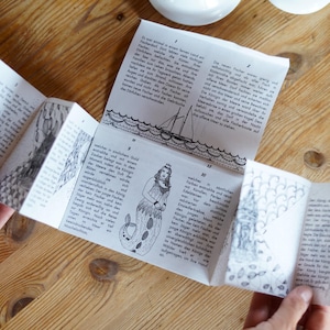Märchen Bastelset PDF | Klappbuch & Liebesbrief zum Ausdrucken | DIY Geschichte zum Basteln für Kinder