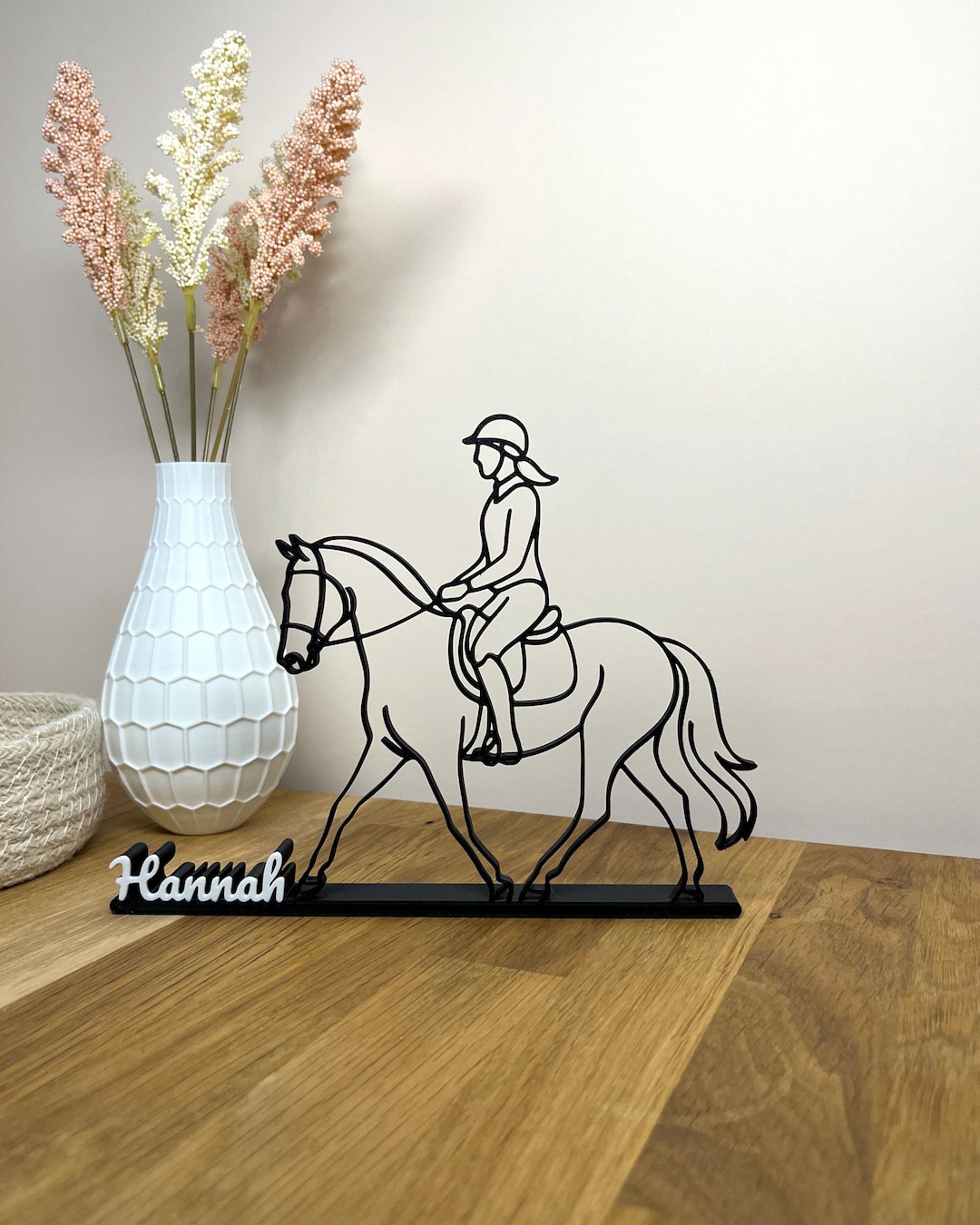 Personalized Horse Rider Gift | Custom Equestrian Decor for Her ...