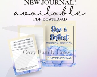 30-Day Devotional for Women with Matching Printable Prayer Cards | Christian Faith-Based Journal | Instant Download PDF