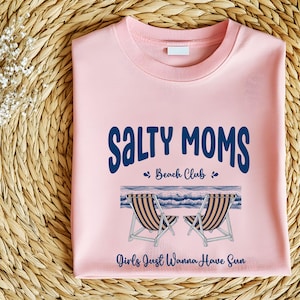 Salty Mom PNG: Retro Beach Vibes Design (Digital Download)