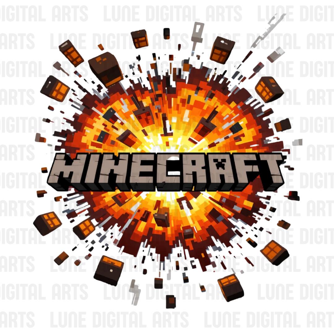 Creeper PNG Bundle, TNT Explosion Digital Download – High-resolution ...