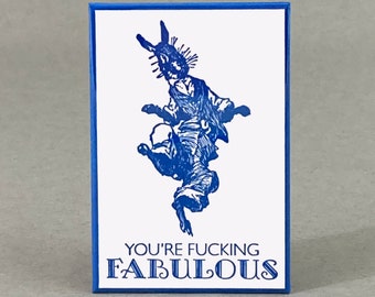 You're Fucking Fabulous | Funny Magnet | Kitchen Magnet | Coworker gift | Student Gift | Best Friend Gift | Inspirational Gift | Mature