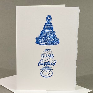 Toi bâtard stupide | Pire carte de mariage | | de carte d’enterrement de vie de garçon ou d’enterrement de vie de jeune fille | de cartes grossières offensives moyennes Drôle de carte de mariage