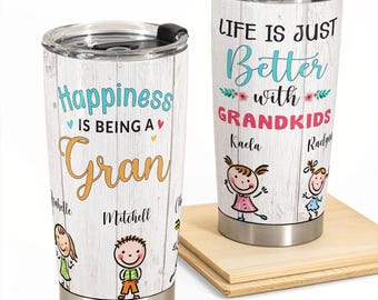 Życie jest po prostu lepsze z wnukami – spersonalizowany kubek