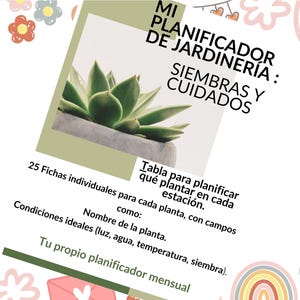 Planner da giardino stampabile: grafici mensili, schede delle piante e spazio per organizzare raccolti e cure