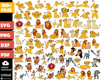 Lion King Png Bundle Files | Simba Nala Png | Timon And Pumbaa Png | Disneyland Animal Kingdom Png Digital Download