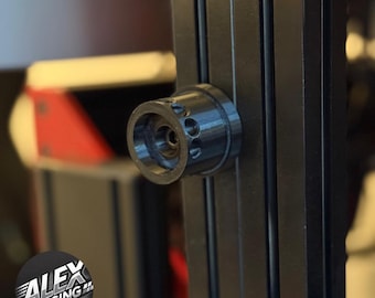 NRG QR steering wheel mount (Moza, Simagic, etc.). Mounting on a profile frame or wall.