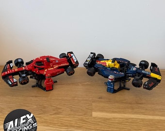 Removable LEGO Speed Champion F1 stand