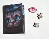 Passport cover - Cheshire Cat - Passport Case - Travel Passport - Alice s Adventures in Wonderland