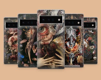 Whimsigoth Floral Phone Case: Dark Academia Witchcore Cover