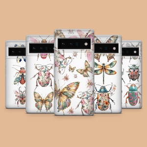 Beetle Phone Case Creepy Cute Cover for Google Pixel 9Pro XL, 8A, 8Pro, 7Pro, 7A, 6A, Samsung S25, S24Fe, S23Ultra, A56, A15, iPhone 16