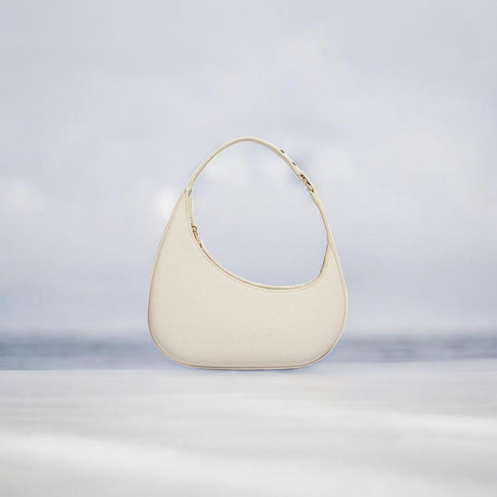 PU Half Moon Shoulder Bag main image 0