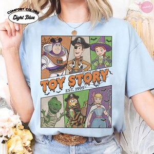 Comfort Colors® Toy Story Since 1995 Halloween Shirt, Buzz Woody Jessie Halloween Tee, Disneyland WDW Halloween Family Trip Tee image 3
