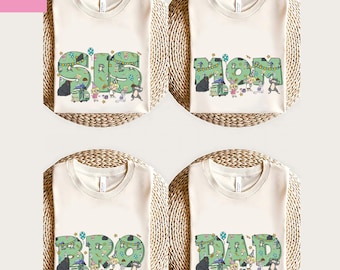 Custom Name Trash Truck Shirt, Trash Truck Dad Mom Sis Bro Shirt, Family Birthday Party Trash Truck shirts, Trash Truck Baby Tee