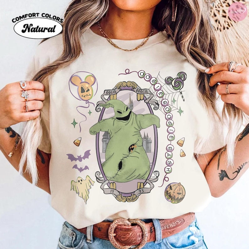 Comfort Colors Oogie Boogie Bash Nightmare Before Christmas Shirt, Disneyland California Adventure Halloween Shirt, Disney Spooky Season Tee image 6