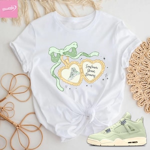 Seafoam Dream For Girl - Unisex Sneaker Shirts To Match Jordans 4s Abundance AJ4 Seafoam