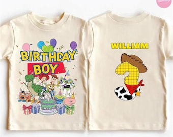 Custom Toy Story Birthday Shirt, Woody Jessie Inspired, Boys Girls Outfit