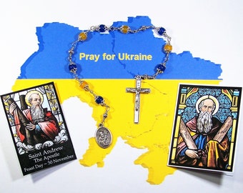 St. Andrew, First Apostle, Unbreakable Catholic Chaplet - Patron of Ukraine, Fishermen, Singers, Women Who Want Children