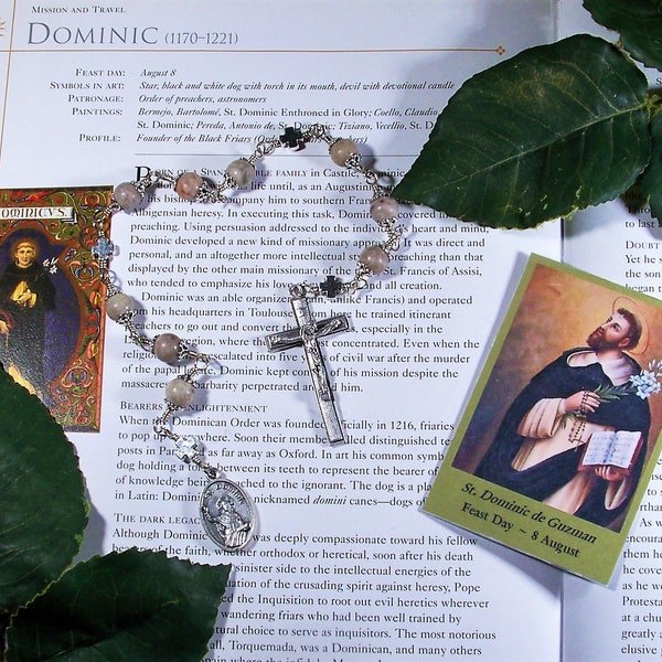 St. Dominic de Guzman Unbreakable Catholic Chaplet - Patron Saint of Scientists, Astronomers and Falsely Accused People