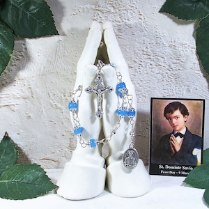 St. Dominic Savio Unbreakable Catholic Chaplet - Patron Saint of Boys, Choirs and Juvenile Delinquents