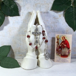 St. Charles Borromeo Unbreakable Catholic Chaplet - Patron of Dieters, Bishops, Priests, Against Intestinal Disorders - Catholic Rosaries