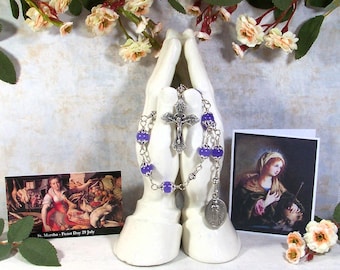 St. Martha Unbreakable Catholic Chaplet - Patron Saint of Cooks, Homemakers, Innkeepers and Servers