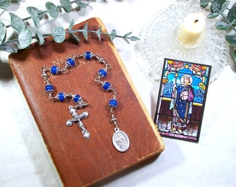 St. King Louis IX of France Unbreakable Catholic Chaplet - Patron of Bridegrooms, Barbers, Parents, Soldiers - Catholic Rosaries