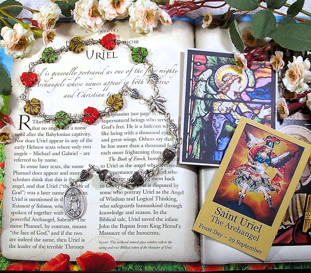 Unbreakable Chaplet Of St Uriel Archangel Of Purity Peace And