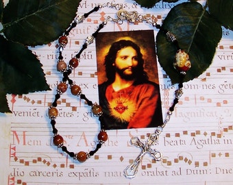 Sacred Heart One-Decade Catholic Rosary for Frog Lovers, Nature Lovers, Environmentalists