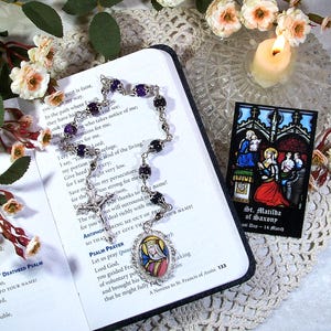 St. Matilda of Saxony Catholic Chaplet - Patron of Lg. Families, Widows, Second Marriages - Catholic Rosaries