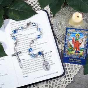 St. Pancras Unbreakable Catholic Chaplet - Patron Saint of Children, Oaths and Against Cramps, Headaches and Perjury
