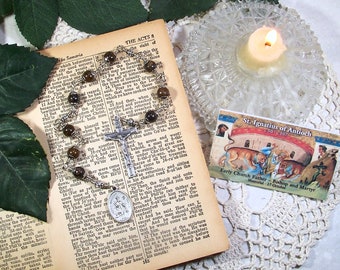 St. Ignatius of Antioch Unbreakable Catholic Chaplet - Patron Saint Against Throat Diseases - Catholic Rosary