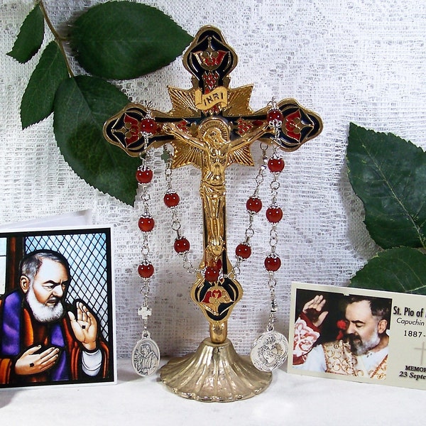 St. Pio of Pietrelcina RELIC Unbreakable Catholic Chaplet - Patron Saint of the Unborn, Expectant Mothers and Civil Defense Workers