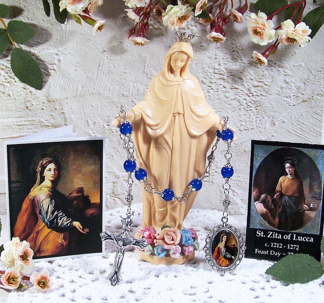 Saint Zita of Lucca Unbreakable Catholic Chaplet Patron of Etsy