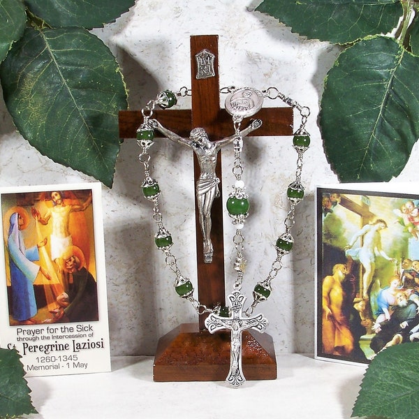 St. Peregrine Laziosi Unbreakable One-Decade Catholic Rosary - Patron Saint of Cancer Patients and the Seriously Ill