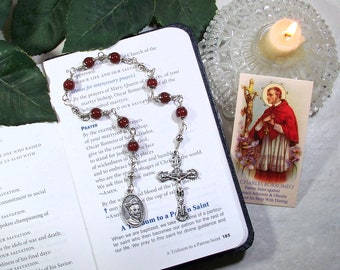 St. Charles Borromeo Unbreakable Catholic Chaplet - Patron of Dieters, Bishops, Priests, Against Intestinal Disorders - Catholic Rosaries